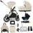 MB450 LUXE 3-in-1 Travel System with Base - Feather
