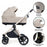 MB450 LUXE 2-in-1 Pushchair & Carrycot - Feather