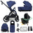 MB450 LUXE 3-in-1 Travel System with Rotating Car Seat + Base - Indigo
