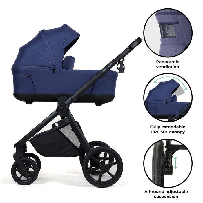 MB450 LUXE 3-in-1 Travel System with Base - Indigo