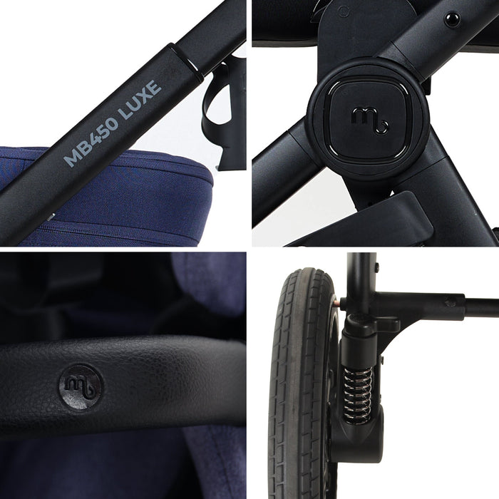 MB450 LUXE 2-in-1 Pushchair & Carrycot - Indigo