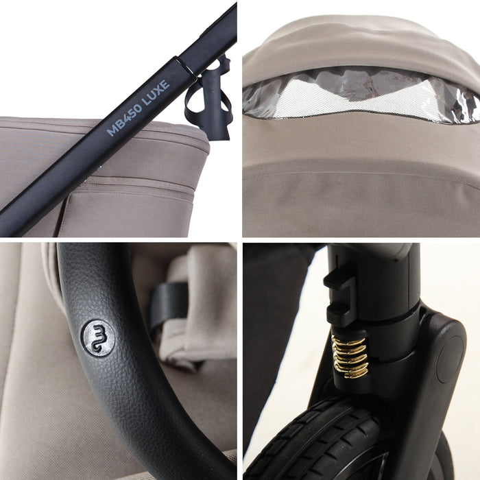 MB450 LUXE 2-in-1 Pushchair & Carrycot - Mink - Grade A