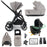 MB450 LUXE 3-in-1 Travel System with Rotating Car Seat + Base - Mink