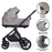 MB450 LUXE 2-in-1 Pushchair & Carrycot - Mink