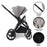 MB450 LUXE 3-in-1 Travel System with Base - Mink
