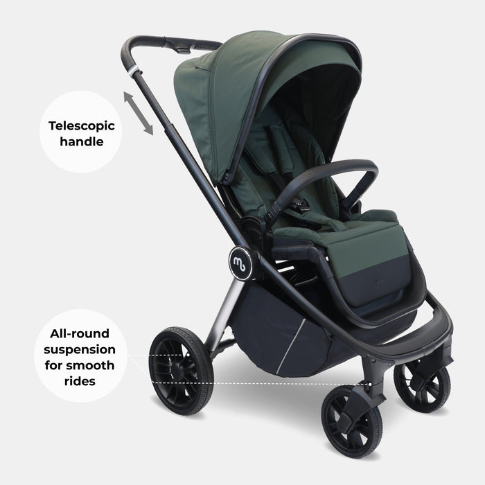 MB450 Pushchair - Forest Green