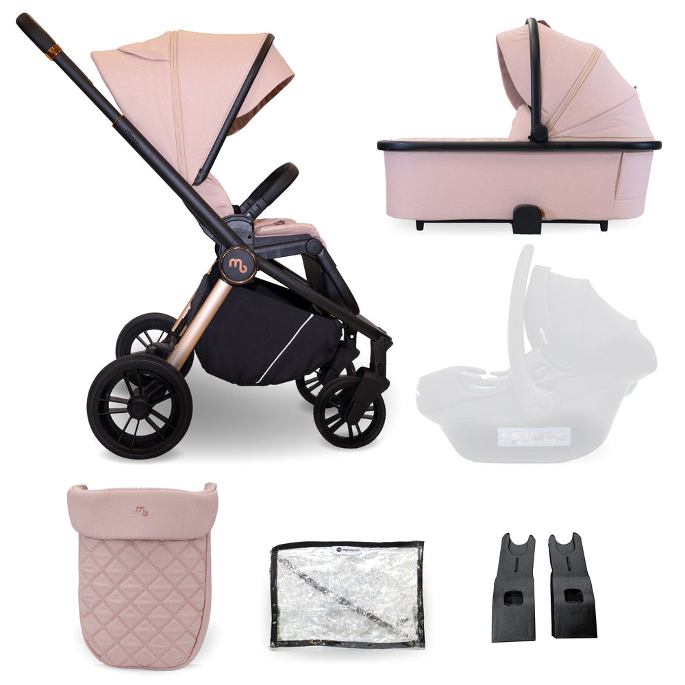 MB450 2-in-1 Pushchair & Carrycot - Pastel Pink - Grade C