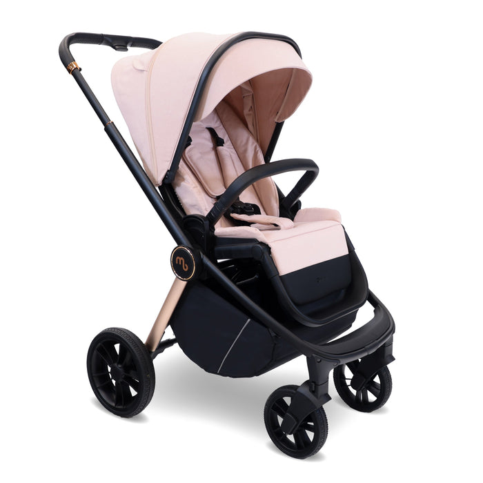MB450i 3-in-1 Travel System with Rotating Car Seat + Base - Pastel Pink