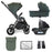MB450i 3-in-1 Travel System with i-Size Car Seat - Forest Green - Grade A