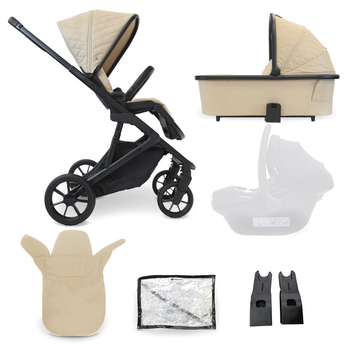MB500 2-in-1 Pushchair & Carrycot - Almond - Grade B