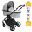 MB500 2-in-1 Pushchair & Carrycot - Moon Grey - Grade C