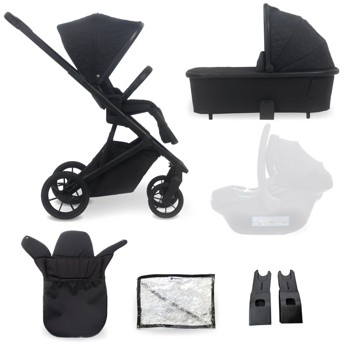 MB500 2-in-1 Pushchair & Carrycot - Obsidian Black - Grade A