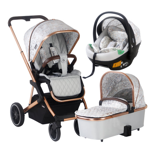 MB500 3-in-1 Travel System with Base - Rose Gold Marble - Grade B