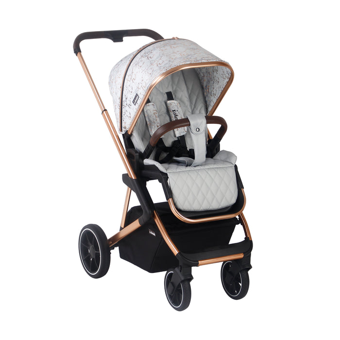 MB500i 3-in-1 Travel System with i-Size Car Seat - Rose Gold Marble - Grade B