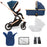 MB500 2-in-1 Pushchair & Carrycot - Opal Blue - Grade B
