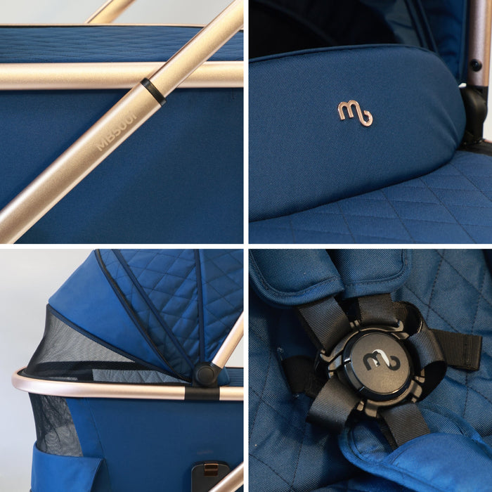 MB500 2-in-1 Pushchair & Carrycot - Opal Blue - Grade B