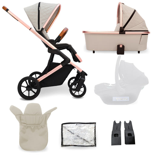 MB500 2-in-1 Pushchair & Carrycot - Rose Gold Stone - Grade B
