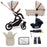 MB500 3-in-1 Travel System with Base - Rose Gold Stone