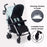 MB51 Plus Stroller - Quilted Aqua - Grade A