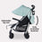 MB51 Plus Stroller - Quilted Aqua - Grade A