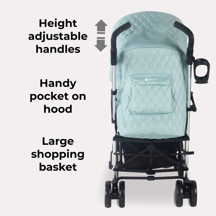 MB51 Plus Stroller - Quilted Aqua - Grade C