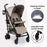 MB51 Plus Stroller - Fawn Leopard - Grade B
