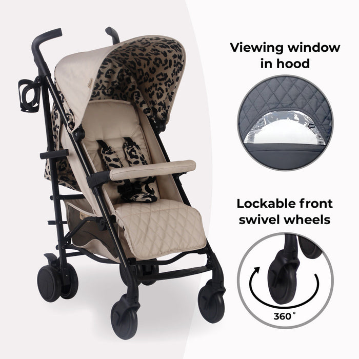 MB51 Plus Stroller - Fawn Leopard - Grade A