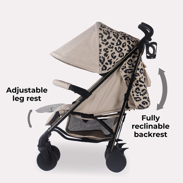 MB51 Plus Stroller - Fawn Leopard - Grade A