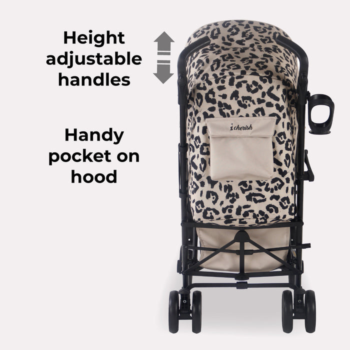 MB51 Plus Stroller - Fawn Leopard - Grade B