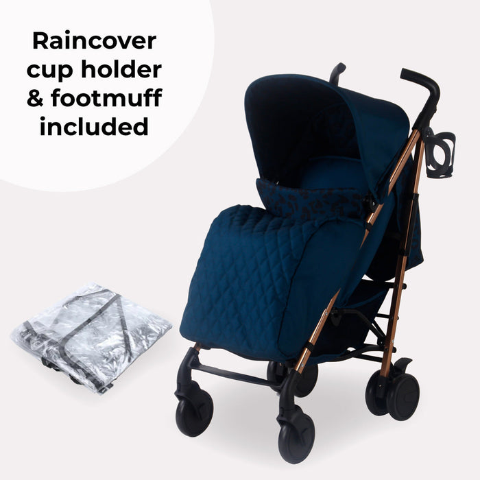 MB51 Stroller - Blue Leopard - Grade A