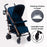 MB51 Stroller - Blue Leopard - Grade A