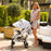 Billie Faiers MB51 Grey Chevron Stroller - Grade A