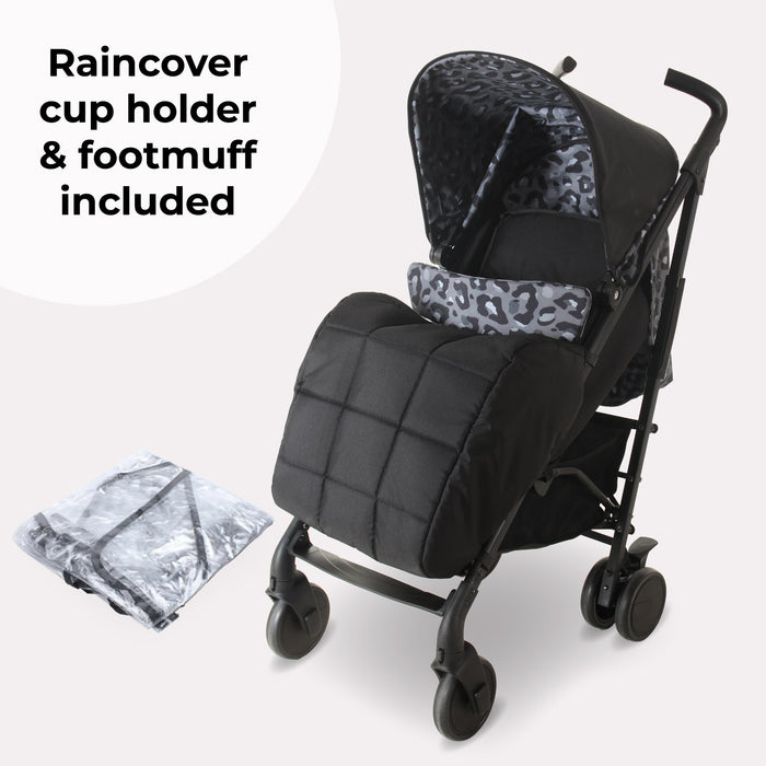 MB51 Plus Stroller - Black Leopard