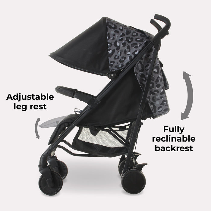MB51 Plus Stroller - Black Leopard