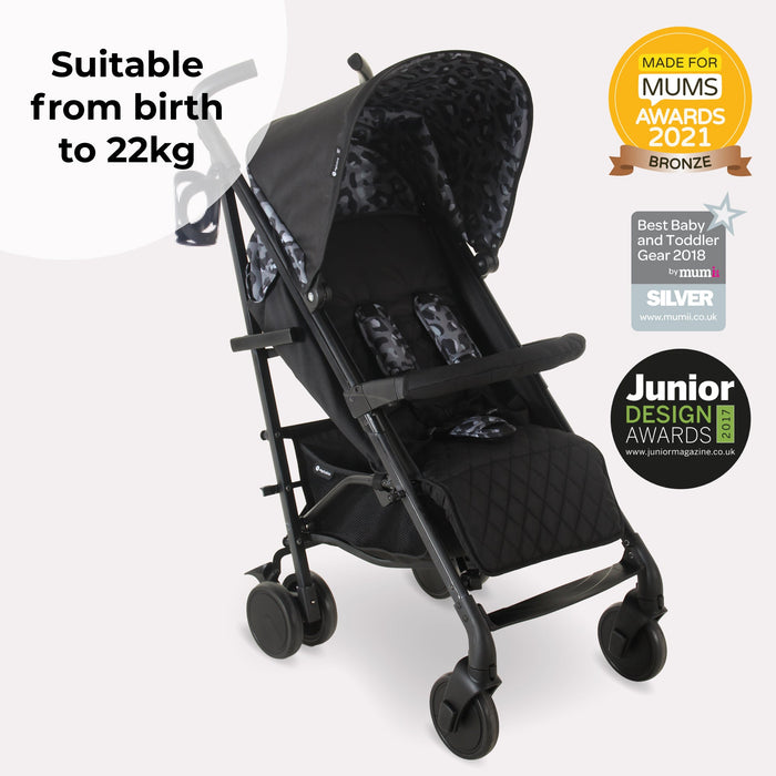 MB51 Plus Stroller - Black Leopard