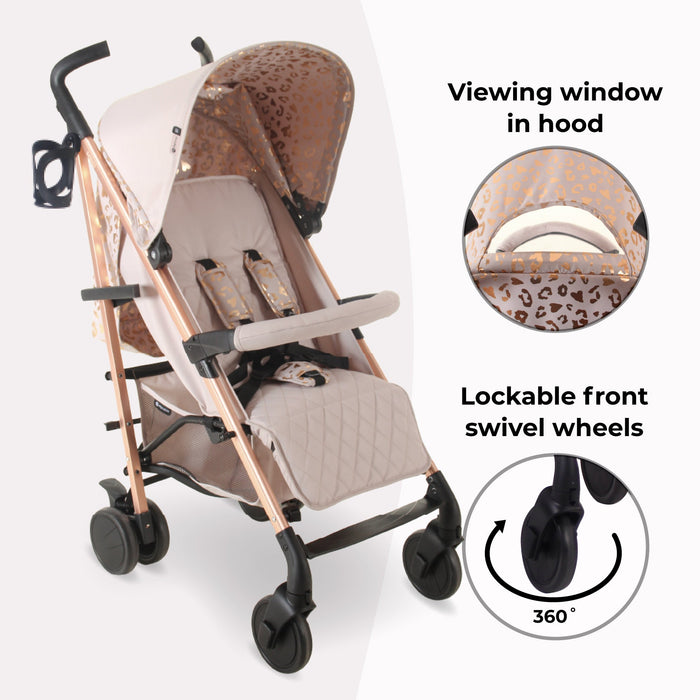 MB51 Plus Stroller - Pink Leopard
