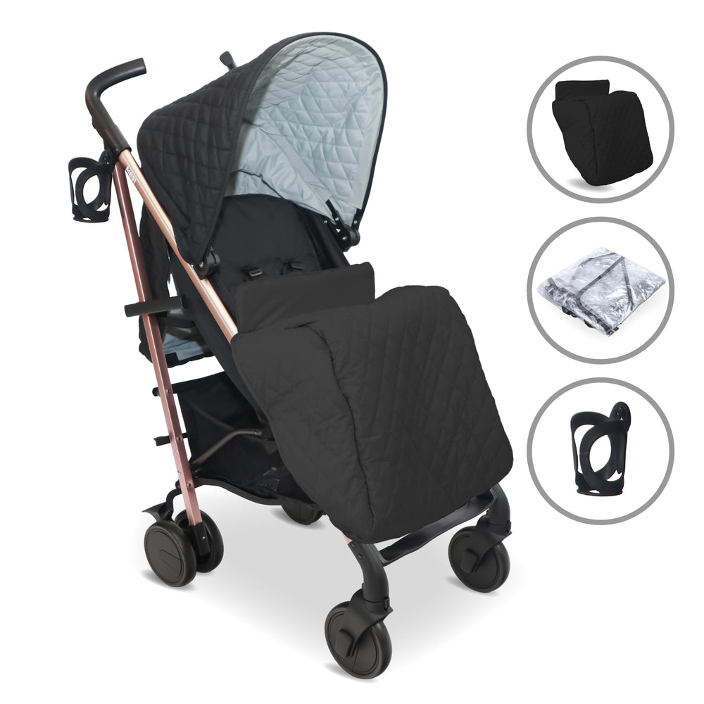 MB51 Plus Stroller - Quilted Black - Grade C