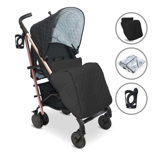 MB51 Plus Stroller - Quilted Black - Grade A