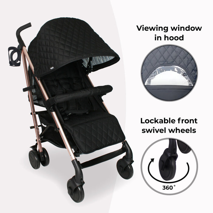 MB51 Plus Stroller - Quilted Black - Grade C