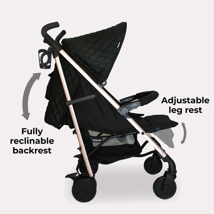 MB51 Plus Stroller - Quilted Black - Grade C