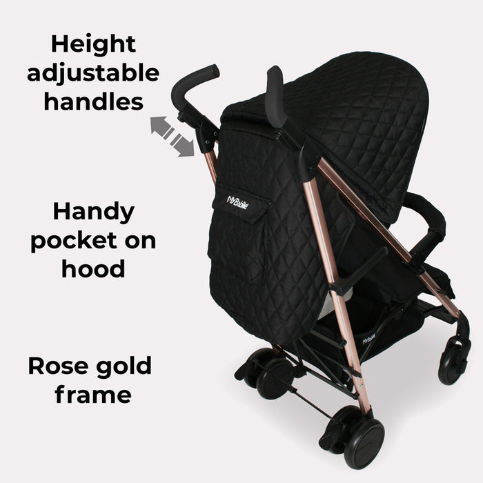 MB51 Plus Stroller - Quilted Black - Grade C