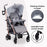 My Babiie MB51 Stroller - Samantha Faiers Grey Marble - Grade A