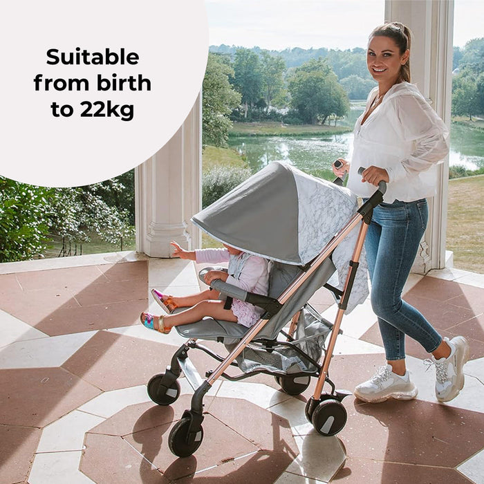My Babiie MB51 Stroller - Samantha Faiers Grey Marble - Grade A