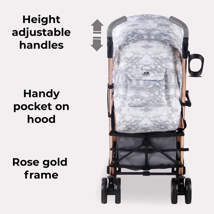 My Babiie MB51 Stroller - Samantha Faiers Grey Marble - Grade A