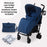 My Babiie MB52 Navy Melange Lightweight Stroller - Grade A