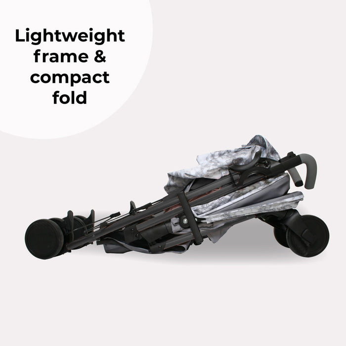 My Babiie MB52 Navy Melange Lightweight Stroller - Grade A