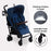My Babiie MB52 Navy Melange Lightweight Stroller - Grade A