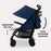 My Babiie MB52 Navy Melange Lightweight Stroller - Grade A