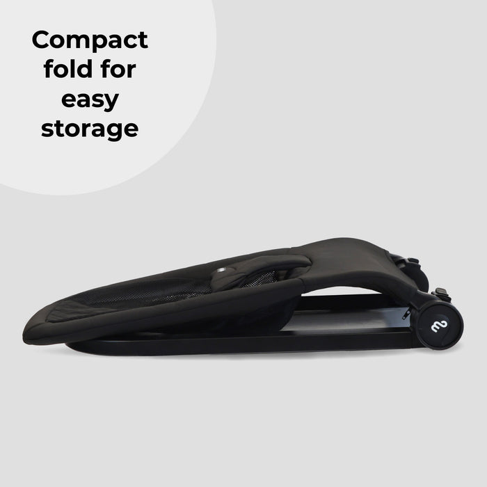 Reclining Baby Bouncer - Black - Grade B