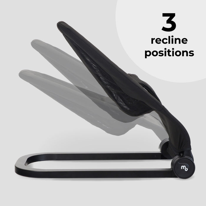 Reclining Baby Bouncer - Black - Grade B